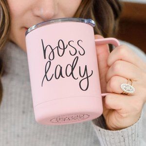 Boss Lady Metal Coffee & Tea Mug
